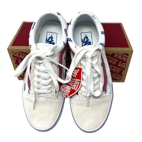 Vans Old Skool Shoes Women Size 7.5 Skate White Low Top Canvas Suede VN0A3WKT9M9 - Picture 5 of 10